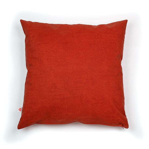 Almofada quadrada 45cm x 45cm tecido acquablock vermelho liso