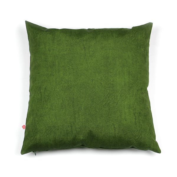 Capa para almofada quadrada 45cm x 45cm tecido acquablock verde liso