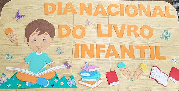 Decoração (dia Nacional do Livro Infantil) Peças Soltas
