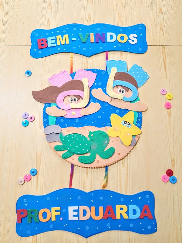 Pingente De Porta (fundo Do Mar)