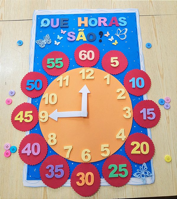 Recurso Pedagógico (relógio Em Eva)
