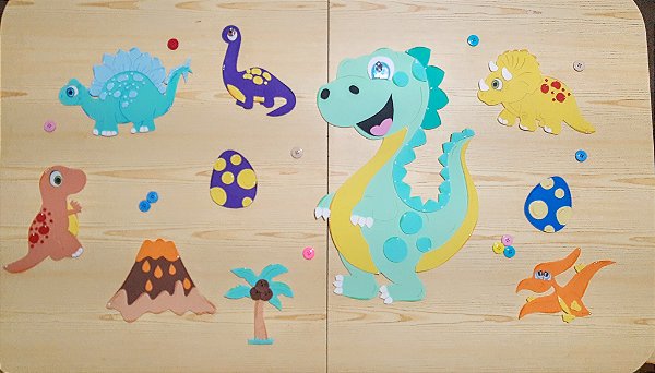 Dinossauros Feito De Eva.