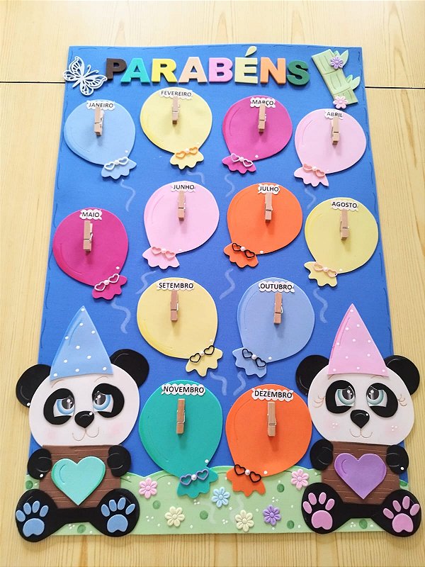 Painel de parabéns (Pandinha)