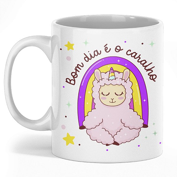 Caneca Bom dia é o Caralho