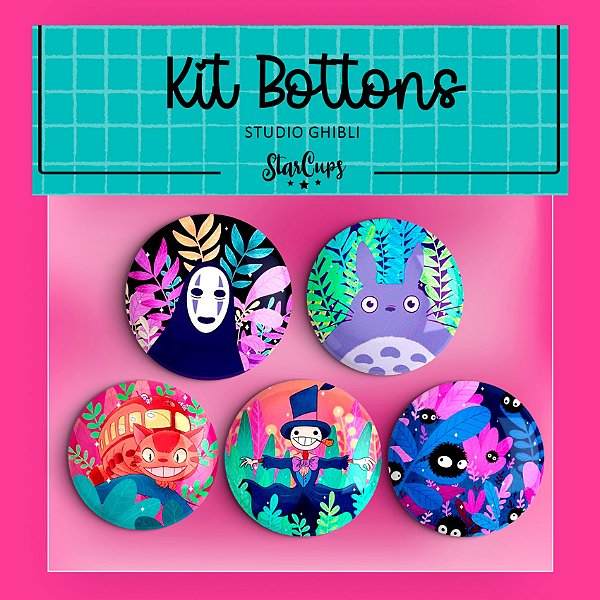 Bottons Studio Ghibli