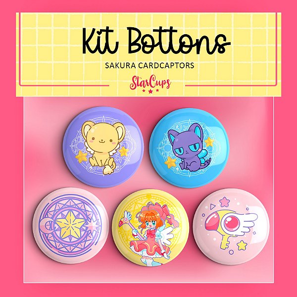 Kit Bottons Sakura CardCaptors