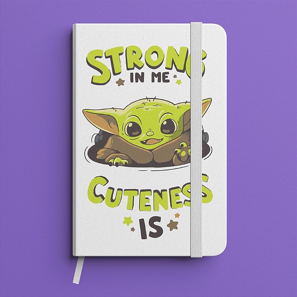 Caderneta Baby Yoda Grogu Mandalorian