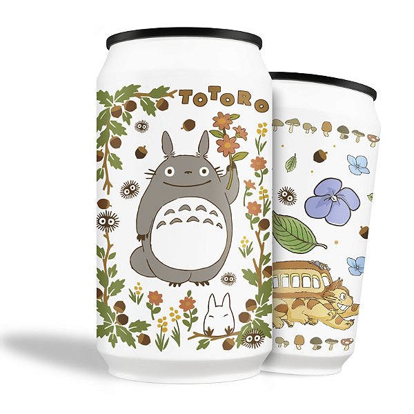 Copo Totoro Studio Ghibli Fofo Latinha de Alumínio 350ml