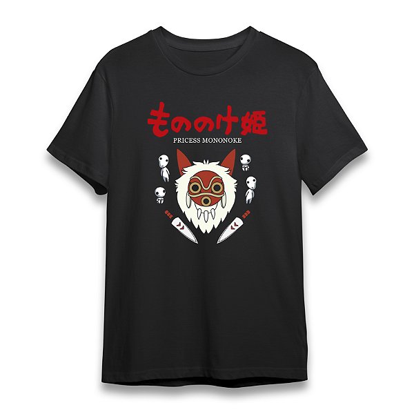 Camiseta Studio Ghibli Princesa Mononoke