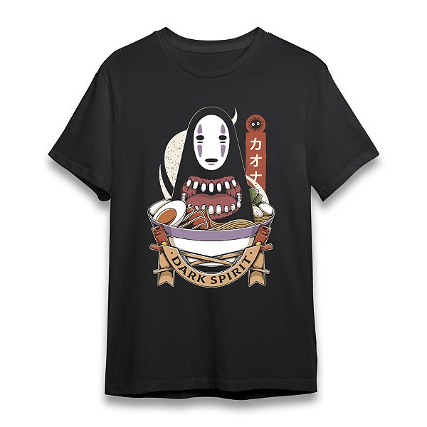 Camiseta Studio Ghibli No Face Lamen