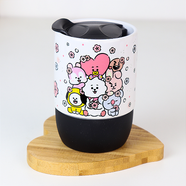 Copinho de Cerâmica BT21 Cherry Blossom