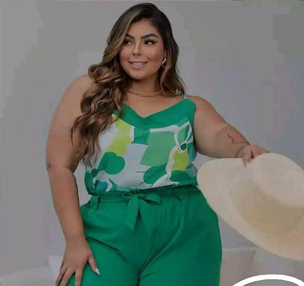 CONJUNTO REGATA PLUS SIZE