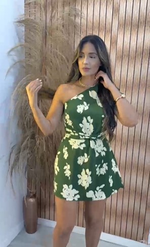 CONJUNTO VESTIDO MULA MANCA COM SHORTS
