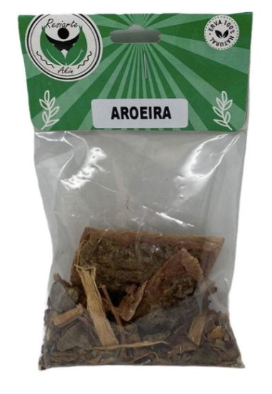 ERVA AROEIRA EM FOLHA CARTELA COM 10 PACOTES