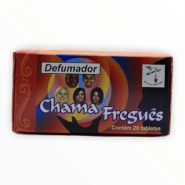 DEFUMADOR CHAMA FREGUÊS CAIXA COM 12 UN