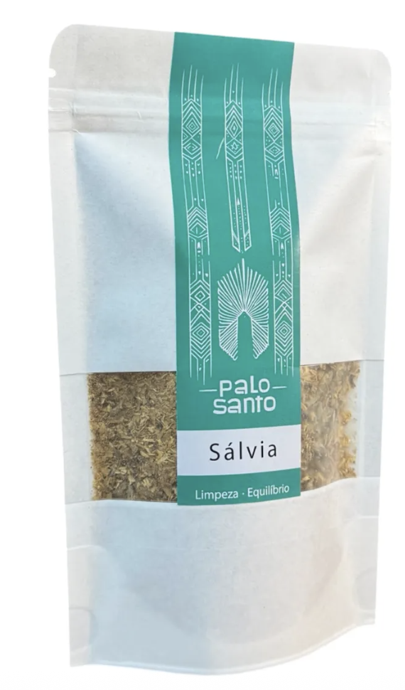 PALO SANTO RALADO COM SÁLVIA 50 GRAMAS