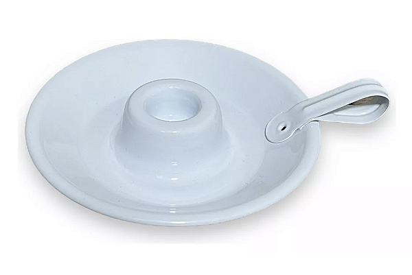 CASTIÇAL DE VELA PALITO BRANCO (6 UNIDADES)