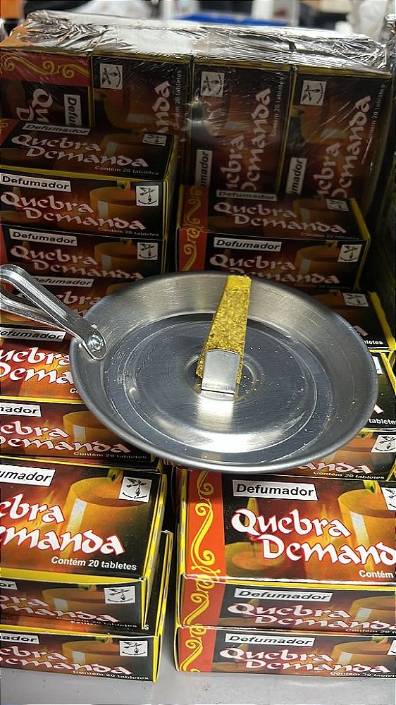 CASTIÇAL DE ALUMÍNIO 1 DEFUMADOR