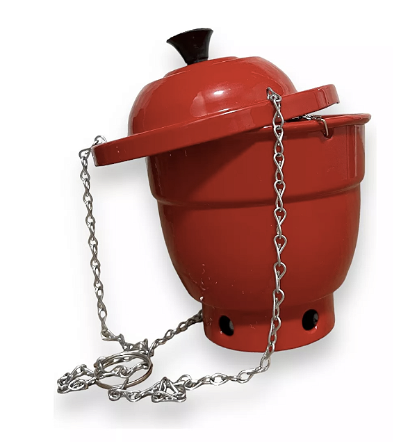 TURÍBULO DE FERRO MÉDIO VERMELHO