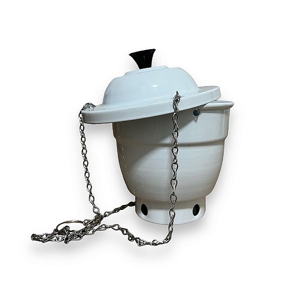 TURÍBULO DE FERRO MÉDIO BRANCO