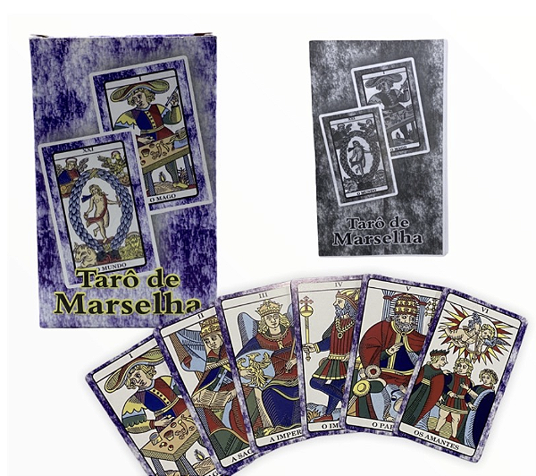 BARALHO TAROT DE MARSELHA 22 CARTAS (MAGIA DA FLOR)