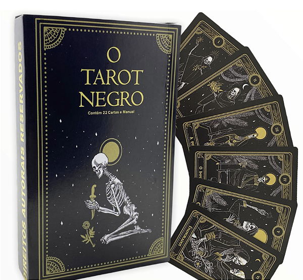 BARALHO TAROT NEGRO