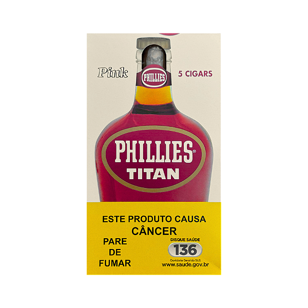 PHILLIES TITAN CONHAQUE MAÇO COM 5 UNIDADES