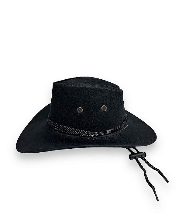 CHAPÉU DE BOIADEIRO PRETO CAMURÇA