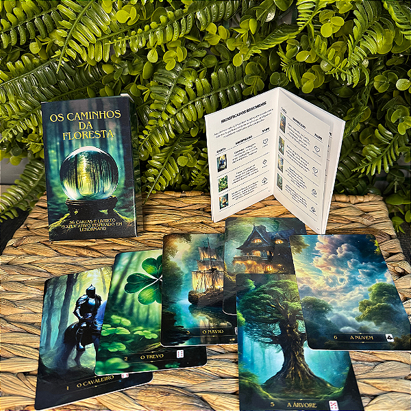 OS CAMINHOS DA FLORESTA LENORMAND (PLASTIFICADO)