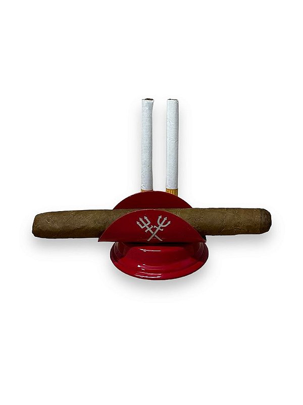 SUPORTE CHARUTO + CIGARRO - VERMELHO