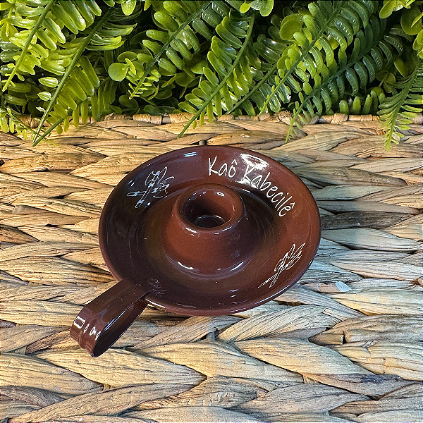 CASTIÇAL DE VELA PALITO - XANGÔ  (6 UNIDADES)