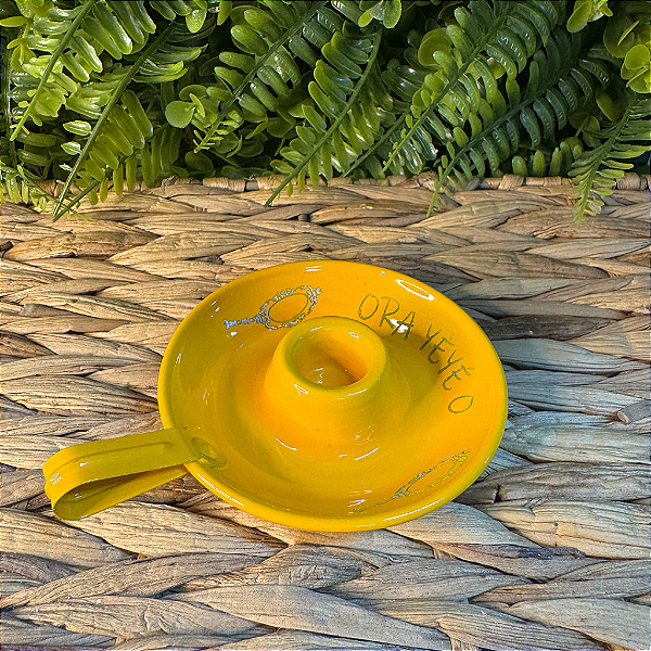 CASTIÇAL DE VELA PALITO OXUM (6 UNIDADES)