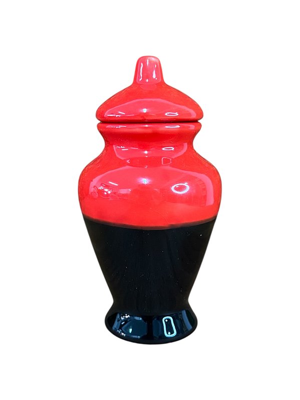 QUARTINHA DE LOUÇA VERM/PRE 15 CM - S/ASA