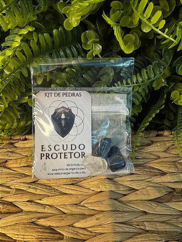 KIT PEDRAS ESCUDO PROTETOR