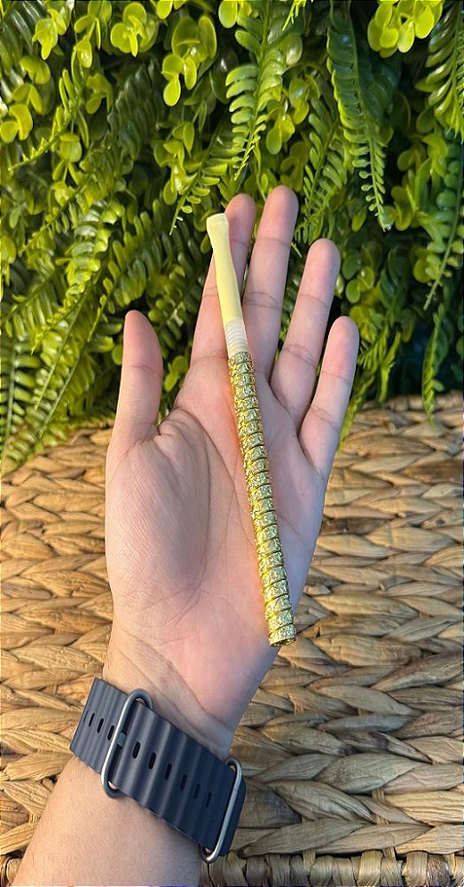 PITEIRA LUXO EM ALUMÍNIO - DOURADA