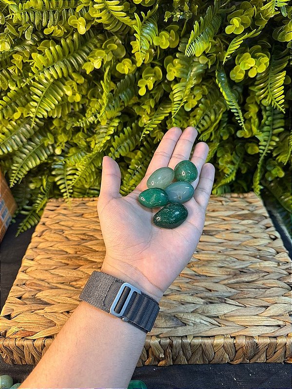 PEDRA AGATA VERDE 500g