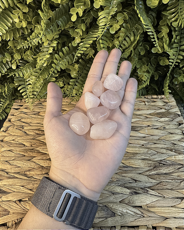 PEDRA QUARTZO ROSA 500g