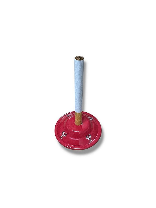 SUPORTE CIGARRO VERMELHO
