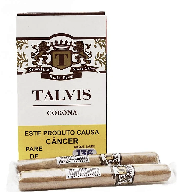 TALVIS CORONA CHOCOLATE 50 UNIDADES