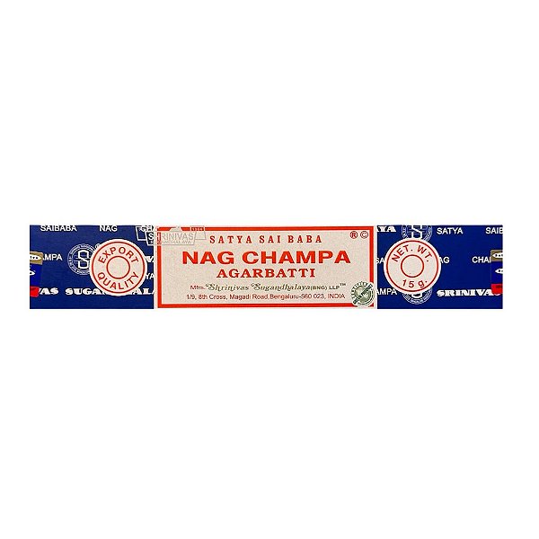INCENSO SATYA NAG CHAMPA 15g