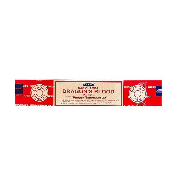 INCENSO SATYA DRAGON'S BLOOD 15g