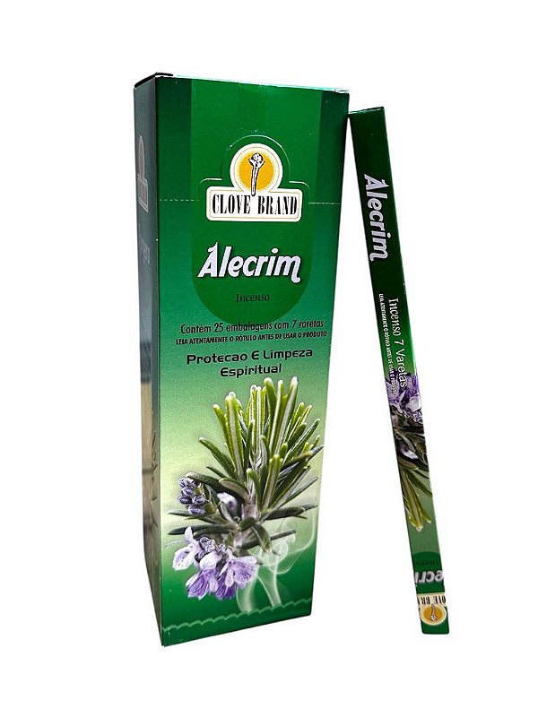 INCENSO VARETA - ALECRIM BOX C/ 25UN