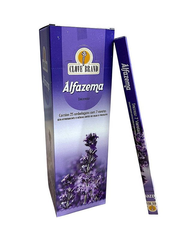 INCENSO VARETA - ALFAZEMA BOX C/ 25UN