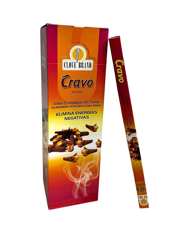 INCENSO VARETA - CRAVO BOX C/ 25UN