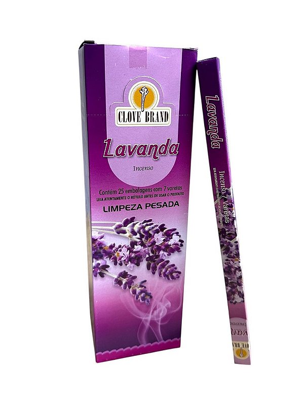 INCENSO VARETA - LAVANDA BOX C/ 25UN