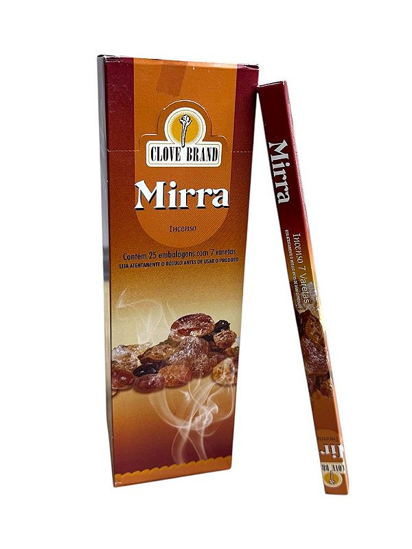 INCENSO VARETA - MIRRA BOX C/ 25UN