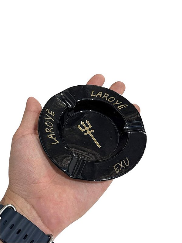 CINZEIRO GRAVADO - EXU - PRETO