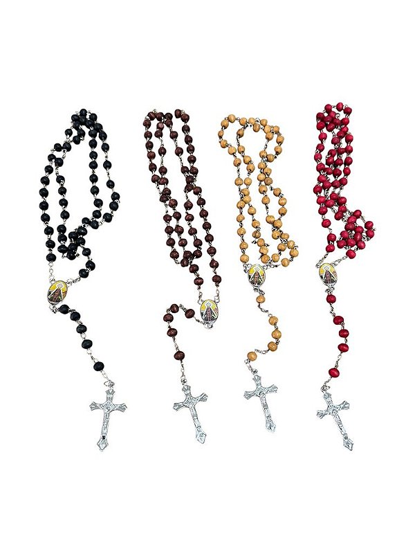 KIT COM 4 TERÇOS N. SRA. APARECIDA