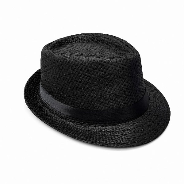 CHAPÉU MALANDROS PRETO / FITA PRETA