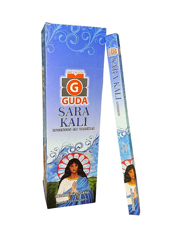 INCENSO VARETA - SANTA SARA KALI BOX C/ 25UN